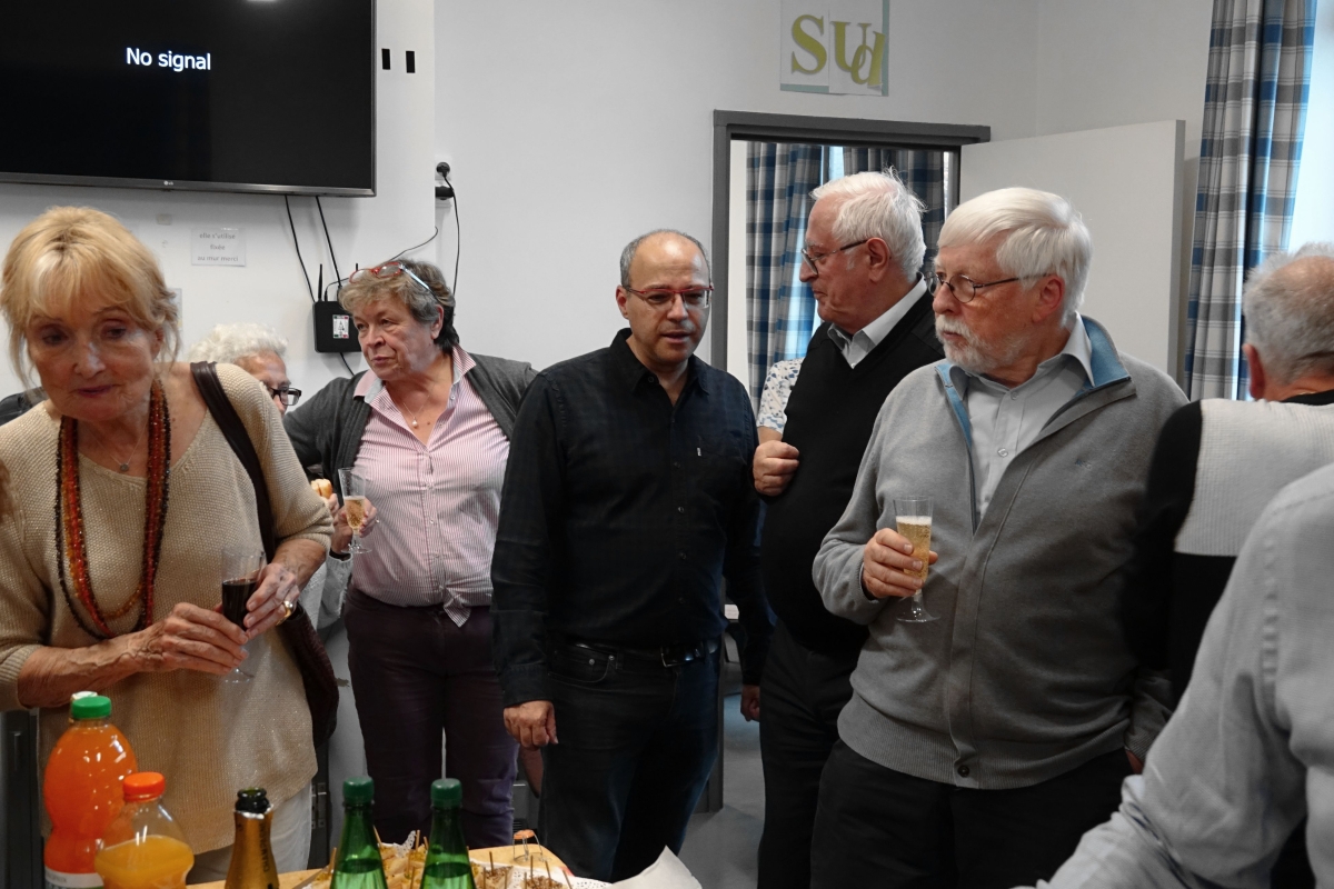 15 octobre 2019. Cocktail offert par Michel Talagrand à l'occasion de son prix Shaw de mathématiques — photo 20